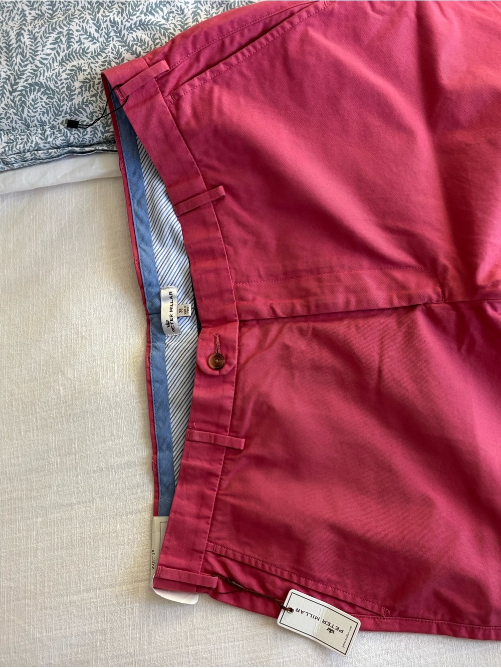 Men's Red Cotton pants